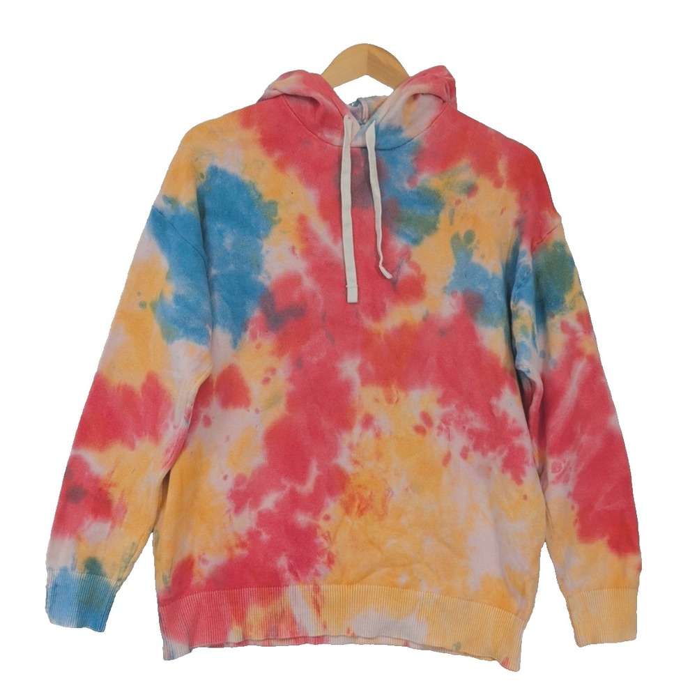 Zara Tie Dye Sweatshirt Hoodie Womens Mโ Grunge Indie Festival Activewear